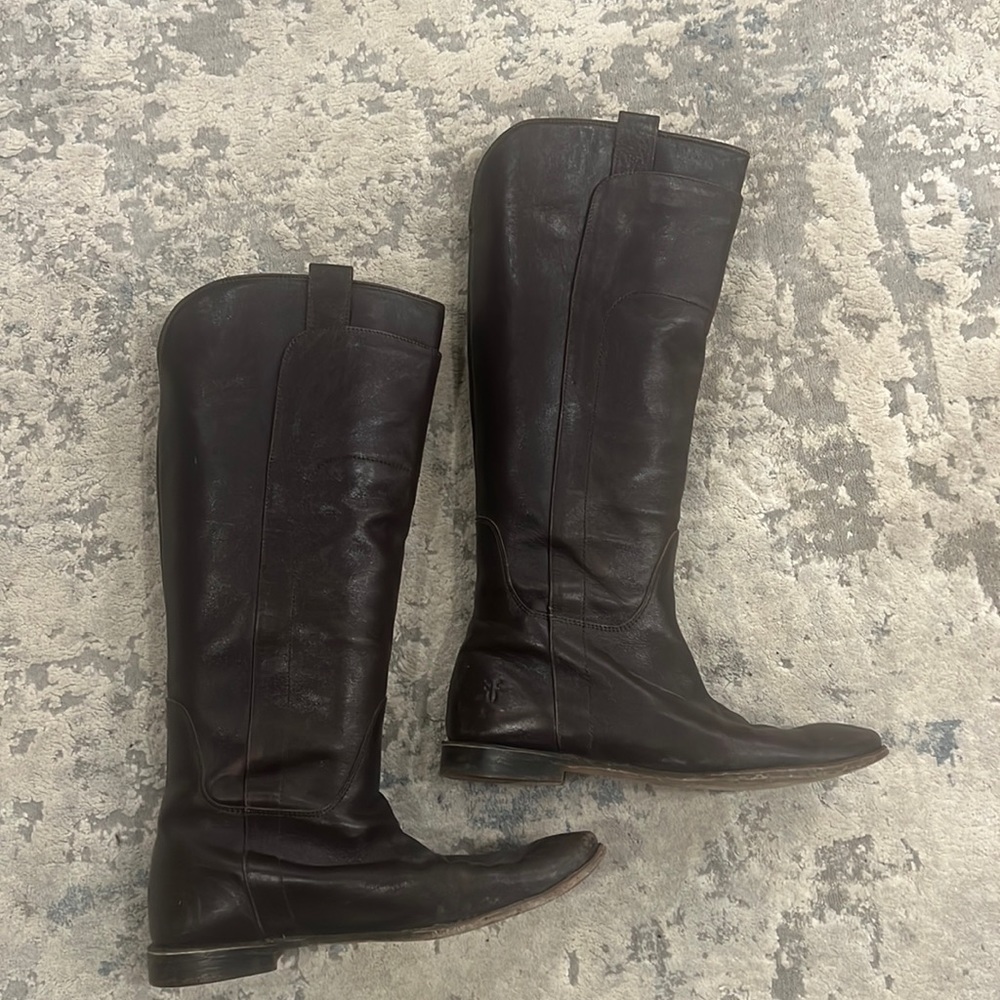 Frye brown high riding boots